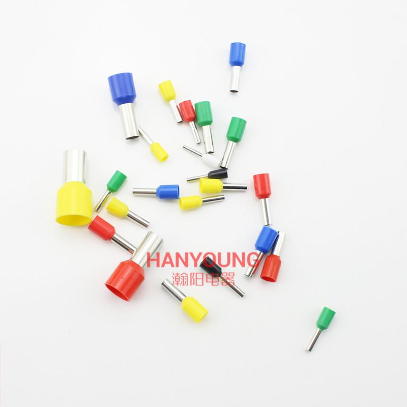 VE0512欧式端子针形端子 E0512管形端子 管型接线端子插针 紫铜