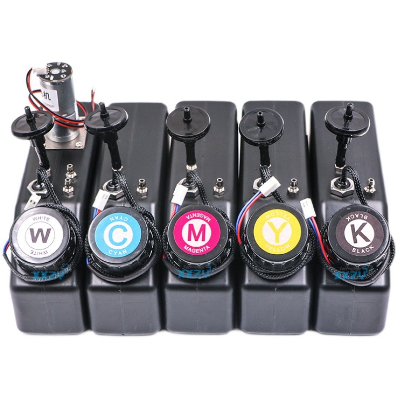 UV机墨水搅拌器白墨防沉淀缺墨报警墨桶A3A4改装机型1390连供墨盒