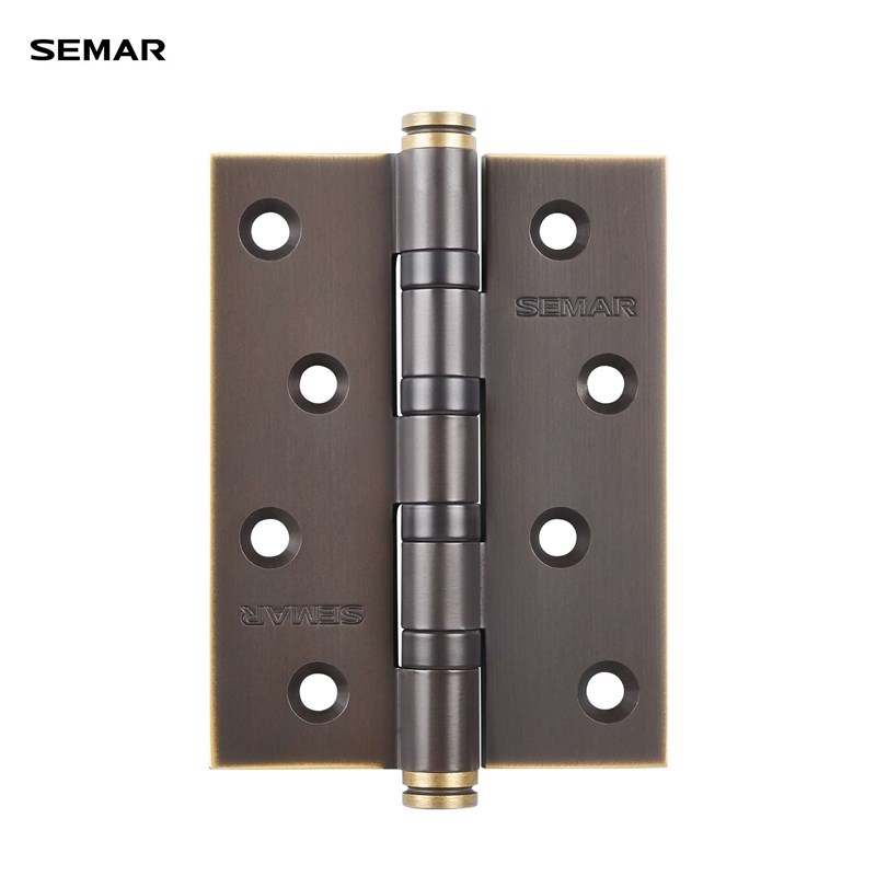 SEMAR西玛4寸高档纯铜合页实木门室内轴承活页加厚静音平开折页