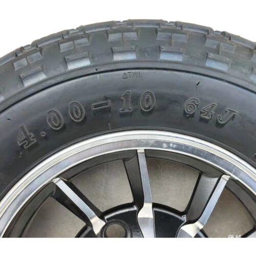 电动三轮车四轮车蓬车封闭车轮胎正新4.00-10后轮400-10真空胎