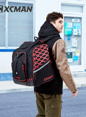 XCMAN单板滑雪包大容量双肩背包双板雪鞋包户外登山多功能运动包