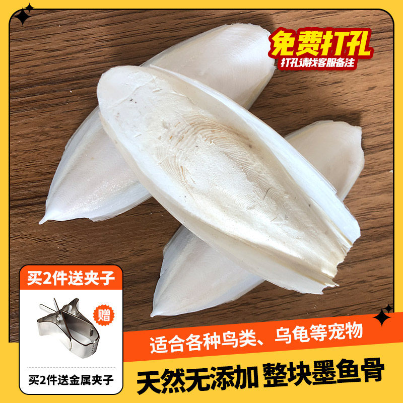 天然墨鱼骨鹦鹉专业宠物鸟用整个海螵蛸虎皮玄风鸽子磨嘴散装