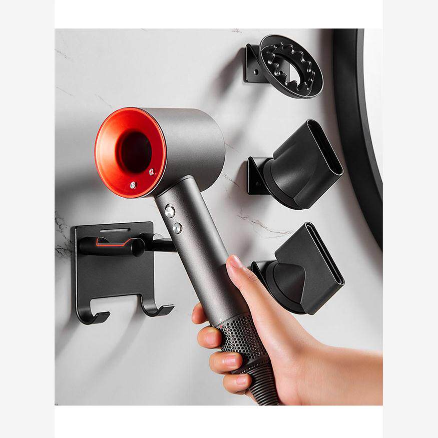 电吹风机支架免打孔安装适用戴森吹风筒浴挂架 hair dryer rack