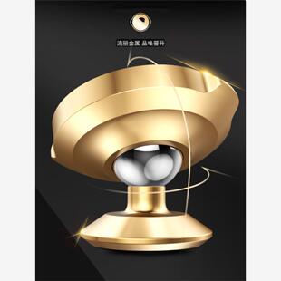 Baseus Magnetic Car Phone Holder手机车载合金吸盘支架倍思银色