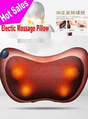 Electric Neck Massager Pillow Back Waist Massage 颈椎按摩枕