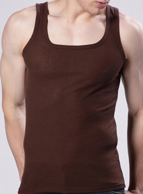 itness Muscle Sleeveless Singlet Top Vest Tank man's clothes