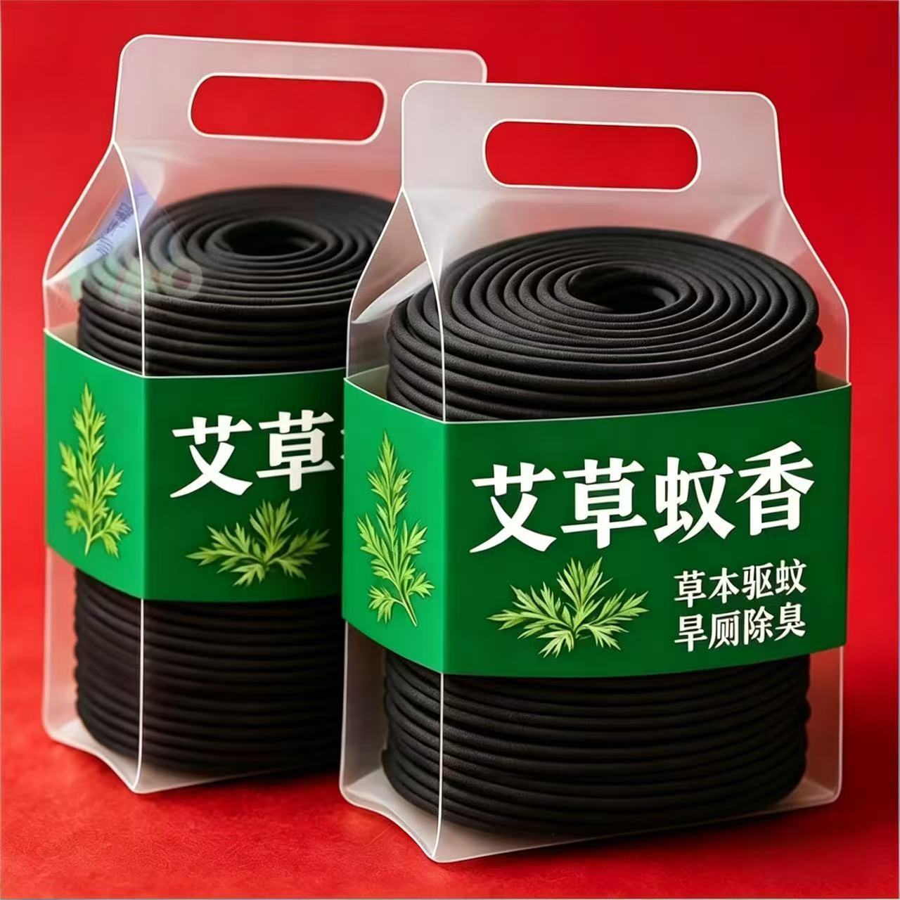 艾草清香微烟驱蚊盘香50盘