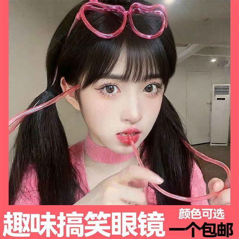 儿童卡通眼镜吸管趣味搞怪热卖