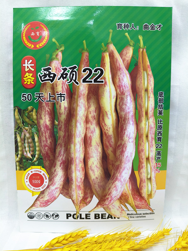 东北蔬菜种子长条黄金钩种子西硕22菜园陆地早熟50-100克包邮