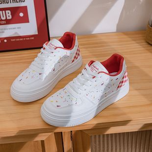 女鞋子新款2025爆款百搭学生小白鞋校园风高颜值ins潮鞋休闲板鞋