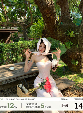 牛牛【度假穿搭】春夏气质甜妹鱼骨胸衣套装N25B30372+N25K30373