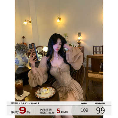 牛了牛了 辣妹穿搭套装女2025早秋鱼骨胸衣抹胸上衣半身裙两件套