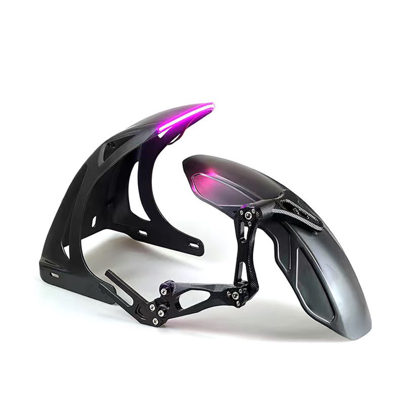 机械师后挡泥板改装N1S U+B U1 M2 适用7075平叉改装带灯挡泥板