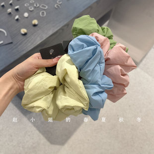 韩国发饰小众头饰气质饰品发绳头绳显发量多糖果色大号大肠发圈