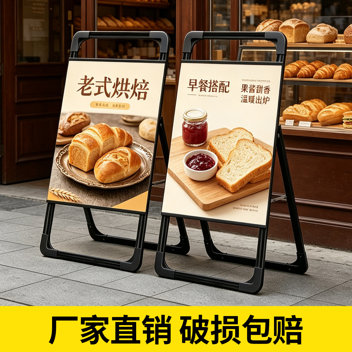 广告牌展示牌展架立式落地式kt板