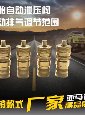 厂家越野车轮胎自动放气阀沙漠胎美嘴普通RT56五金配件泄压阀