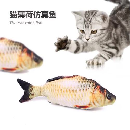 猫咪薄荷仿真鱼安抚逗猫
