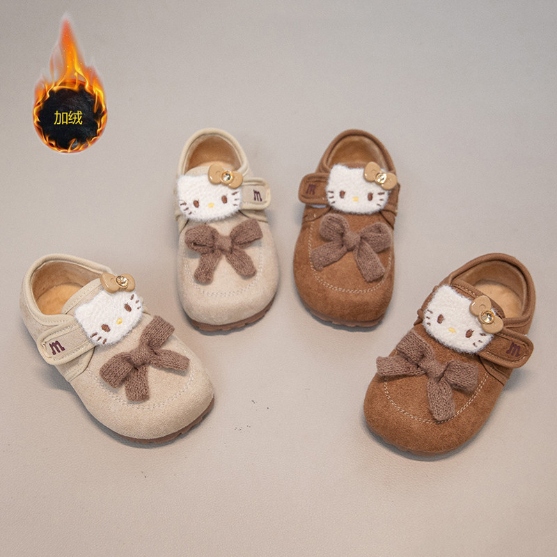 女童甜美卡通猫加绒勃肯鞋2025秋冬款儿童软底保暖棉鞋宝宝豆豆鞋,童鞋/婴儿鞋/亲子鞋,棉鞋,淘宝优惠券,粉丝福利购,淘宝优惠卷