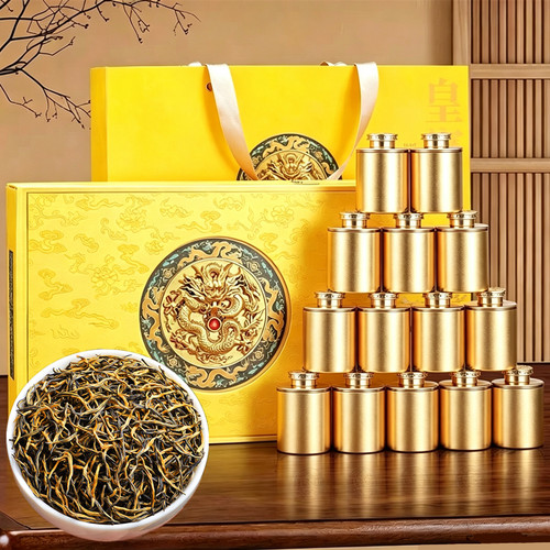 龙腾万福礼盒装正宗金骏眉浓香型红茶2026新茶叶浓香年货节日送礼