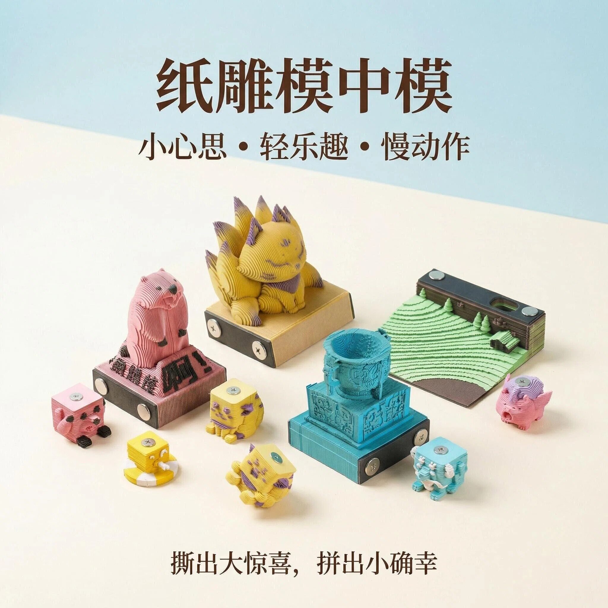 创意礼品模中有模男生兄弟男朋友diy手工新奇潮玩生日礼物毕业季