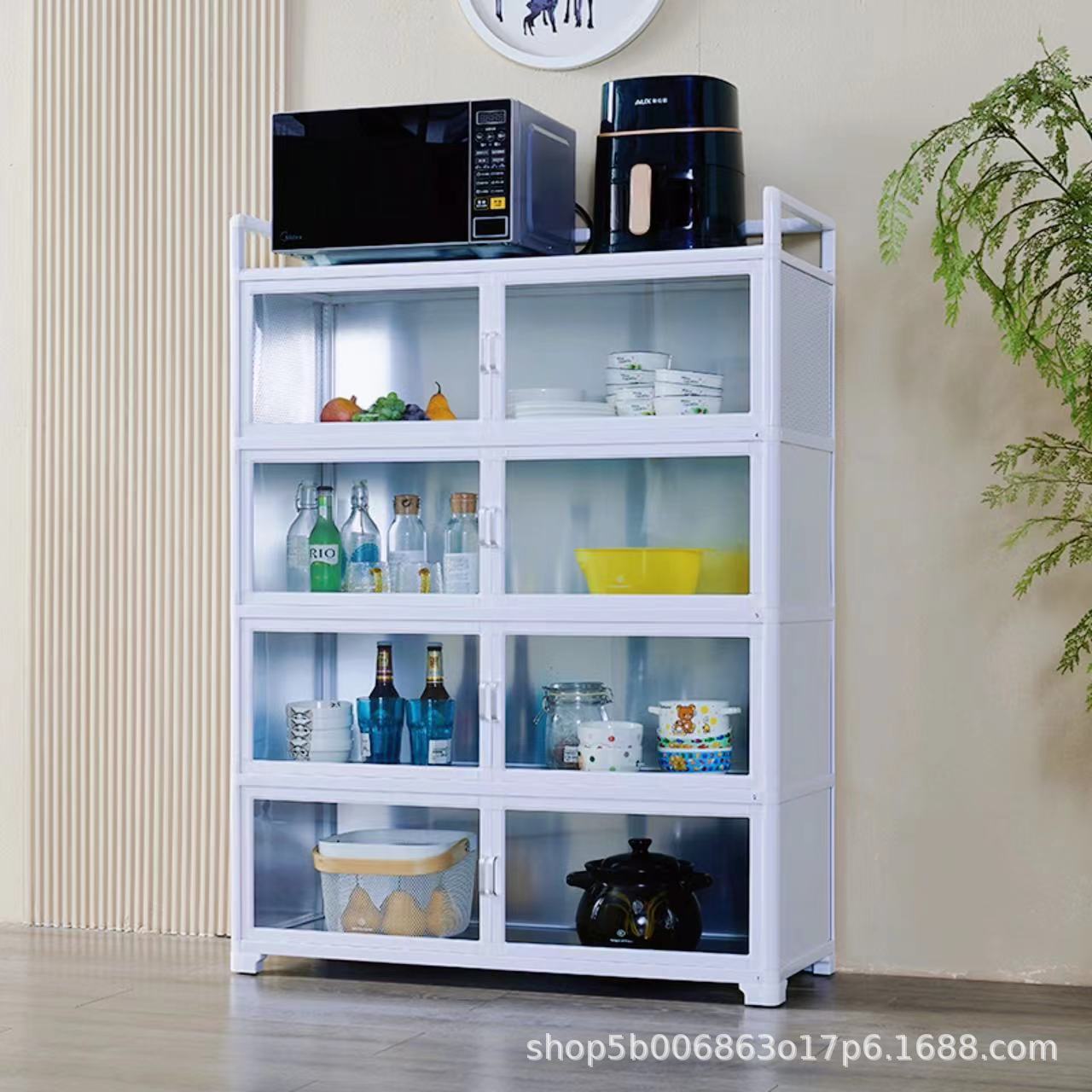 厨房橱柜碗柜小型出租屋老式家用餐边柜子储物柜茶水柜客厅收纳