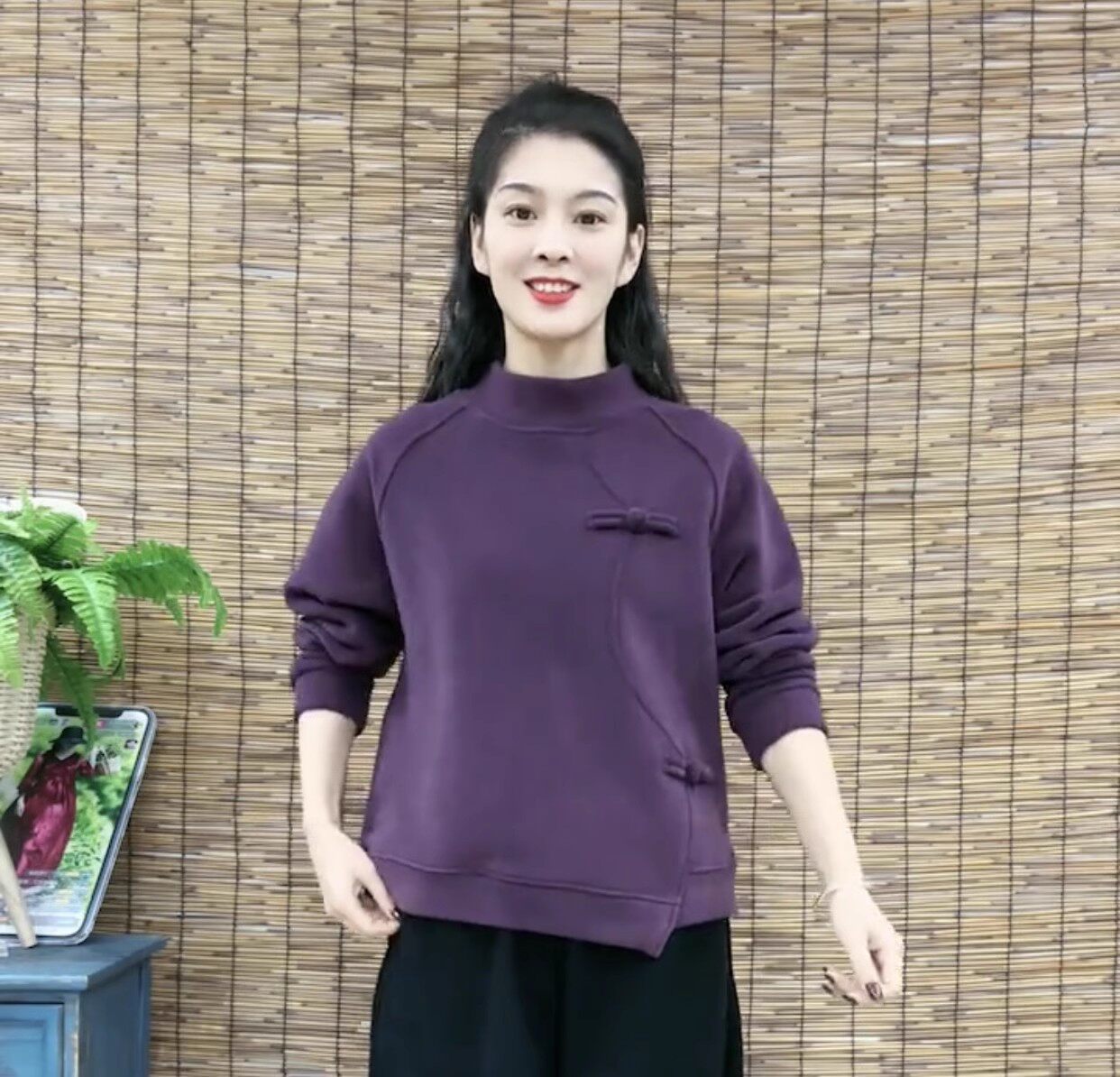 冬季新款加绒加厚简约百搭显瘦时尚半高领双面奥粒绒盘扣卫衣女,女装/女士精品,卫衣/绒衫,淘宝优惠券,粉丝福利购,淘宝优惠卷