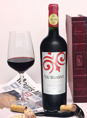 威玛(Viu Manent)酒庄珍藏赤霞珠红酒空加瓜谷原瓶进口干红葡萄酒