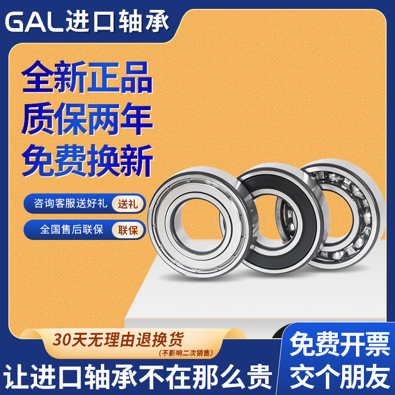 GAL进口轴承 61821Z 6821ZZ 2RS M/C3内径105外径130厚度13mm-封面