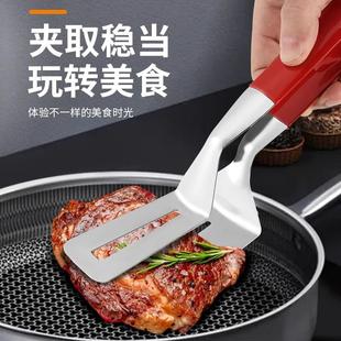 304不锈钢煎铲家用厨具煎饼铲子披萨牛排煎铲夹加长加厚煎鱼神器