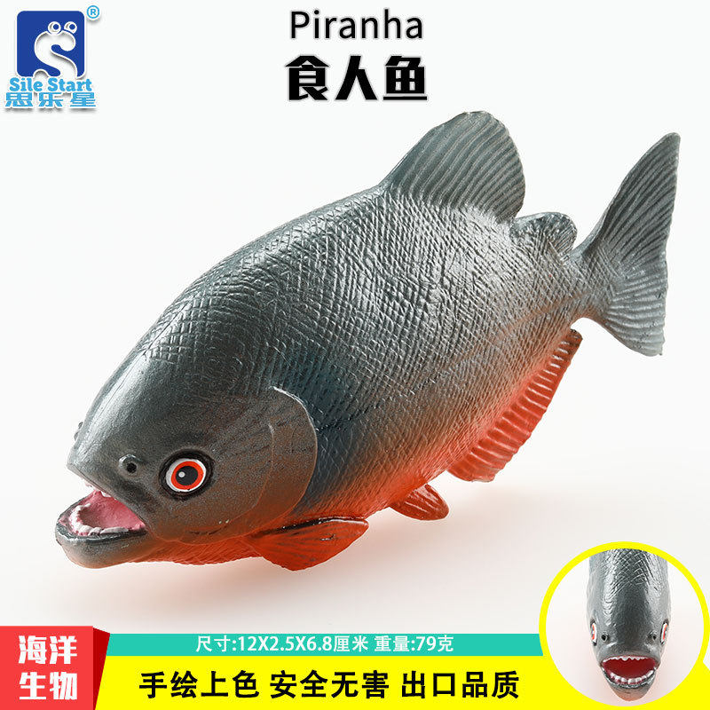 精品食人鱼食人鲳水虎鱼仿真海洋