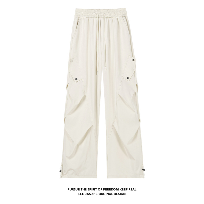 美式户外速干冲锋裤男女秋季潮牌百搭透气登山运动裤伞兵工装长裤