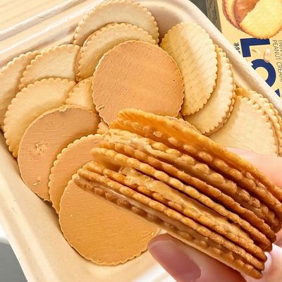 南伯旺花生酱夹心薄脆饼干