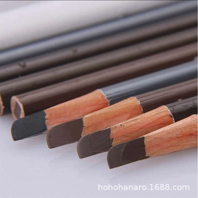 Eyebrow Pen Wood Pencil Makeup Eye Brow 方芯眉笔刀削防水持久