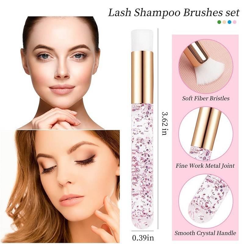 10/30/50/100pcs Eyelash Cleaning Brushes Extensions Glitter