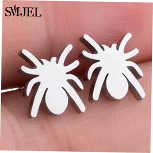 Goth Halloween Earrings Stainless Steel Ghost Pirate Skull S