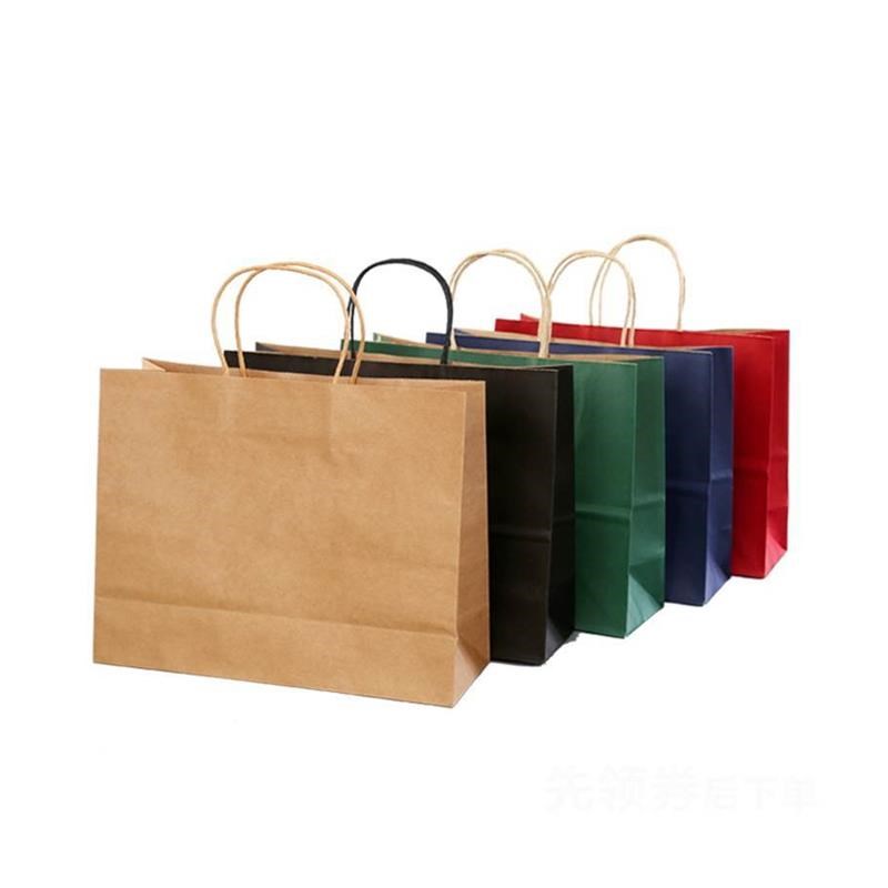 Brown paper bag bag custom gift bags custom printed logo