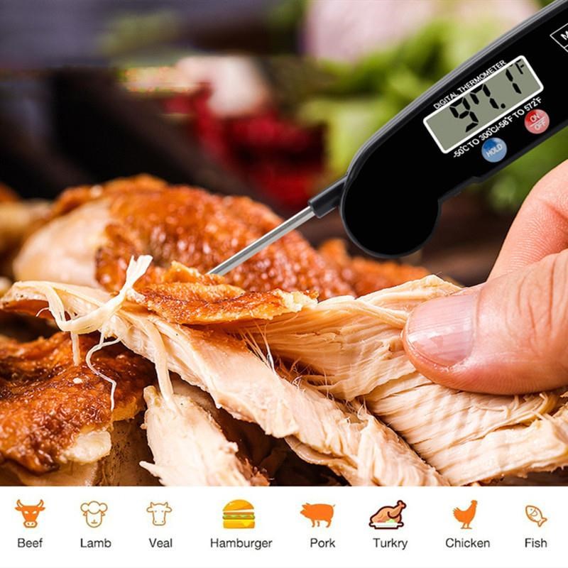 Digital Kitchen Food Thermometer For Meat Water Milk Cooking