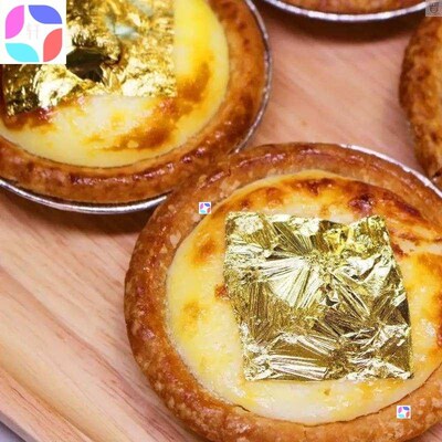 433/933cm Edible Gold Leaf Foil for Cake Decorative 24K