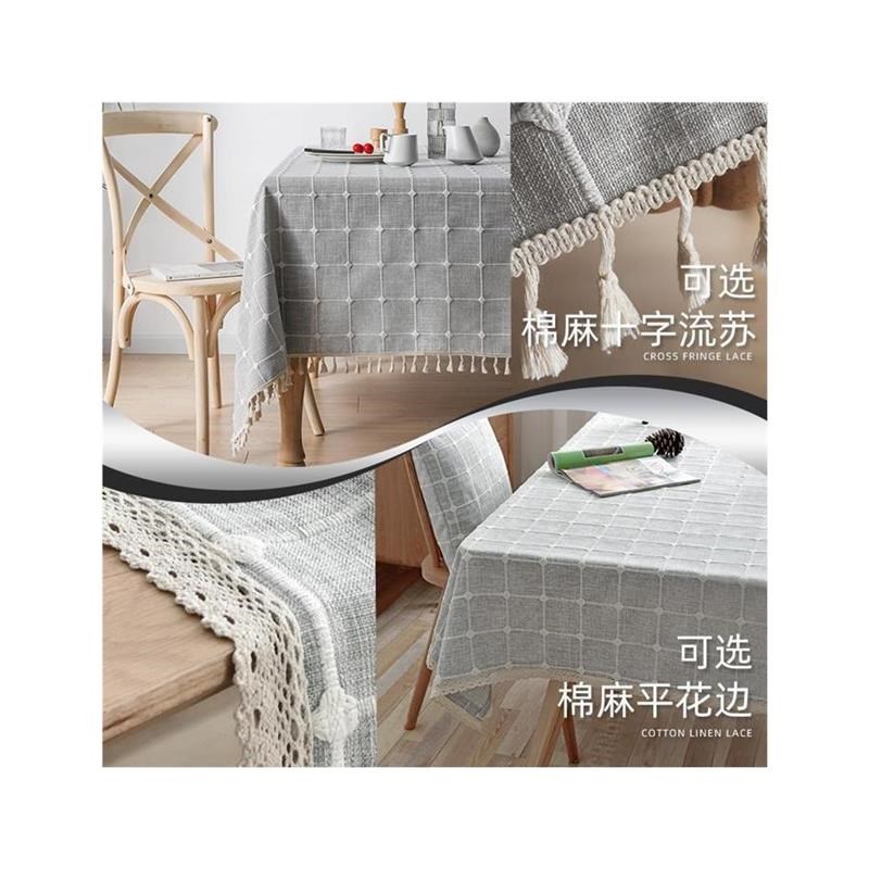 Table Cloth Linen Lace Tablecloth Rectangular Dining Table