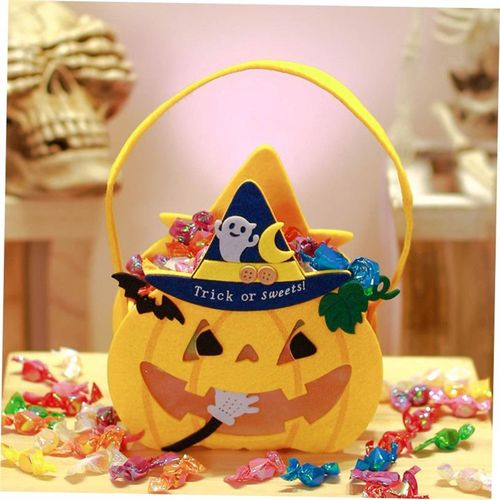 Halloween Party Portable Non-woven Candy Bag Bat Three-dimen