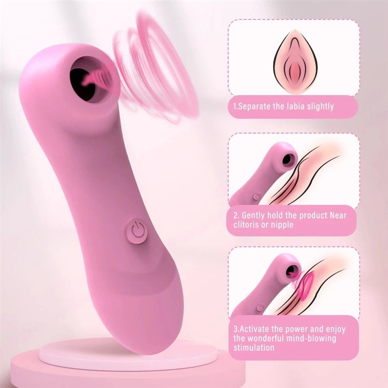 Sucking Clitoral Breast Vibrator Female Clitoral Stimulator