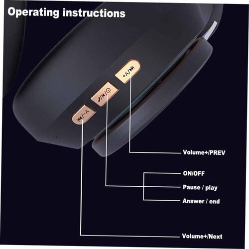Wireless Bluetooth headphone Headset Foldable Stereo耳机