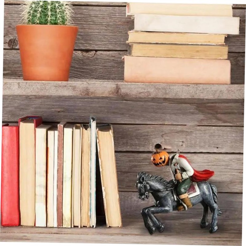 Halloween Headless Horseman Pumpkin Decor Horseman Ornament