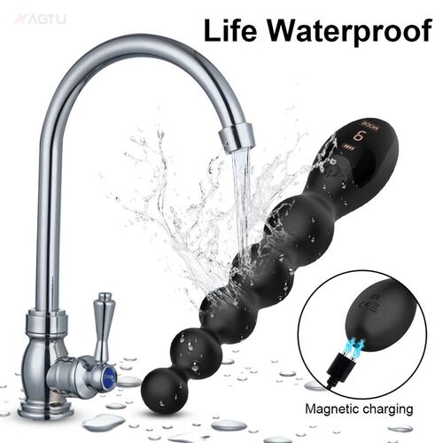 Anal Beads Butt Plug for Adult Men Women Anal Vibrator Male