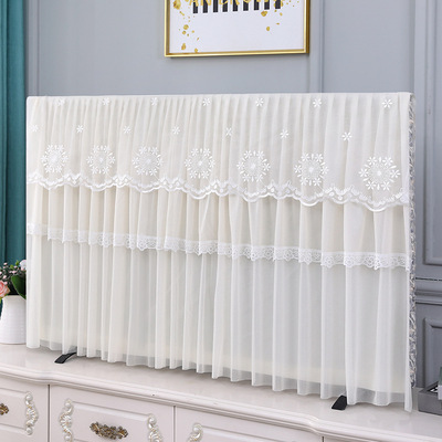 电视机防尘罩布罩挂墙上的55寸65寸75寸85遮盖布2025新款电视剧套