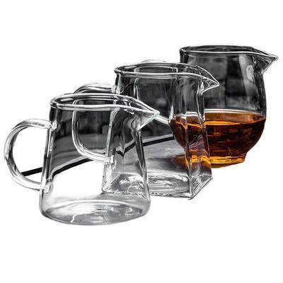 防烫加厚耐热玻璃一体公道杯茶漏过滤网小青柑分茶器泡茶壶大容量