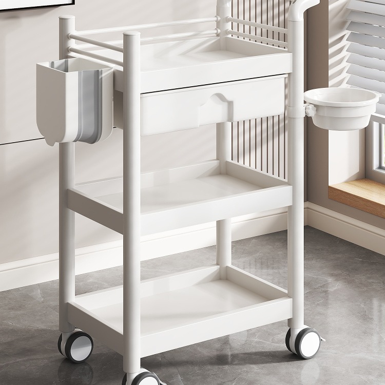 美容推车美容院小推车移动推车理发店工具车车置物架