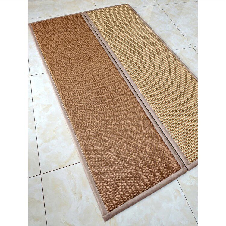 夏季沙发凉席坐垫加厚藤席三人位直排新中式实木布艺皮沙发座垫子