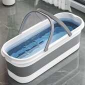 可折叠拖把桶长方形拖地拖布桶洗车刷地板清洁用挤水桶单桶沥水盆