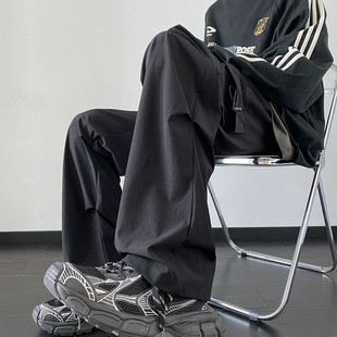 Peake美式 子潮牌百搭休闲裤 机能降落伞工装 男宽松直筒裤 E74 裤 Tim